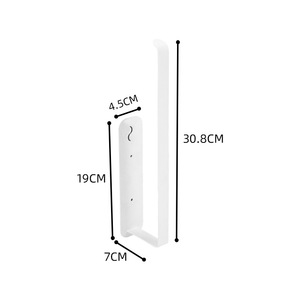 Stile moderno in acciaio magnetico spazzolato <span class=keywords><strong>porta</strong></span>-<span class=keywords><strong>rotolo</strong></span> di carta <span class=keywords><strong>porta</strong></span> salviette forte supporto magnetico con filo di materiale - Product Image 3