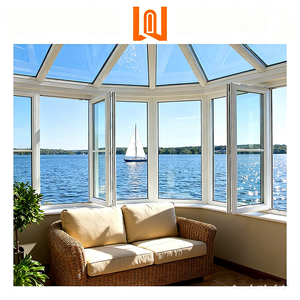 Wanjay – fenêtre <span class=keywords><strong>à</strong></span> battants de Style français, fenêtre <span class=keywords><strong>à</strong></span> Double vitrage, insonorisée, en pvc - Product Image 3