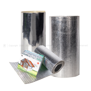 Feuille d'isolation en mousse réfléchissante Barrière radiante d'isolation <span class=keywords><strong>thermique</strong></span> en feuille d'aluminium double face <span class=keywords><strong>pour</strong></span> fenêtre - Product Image 1