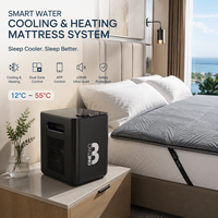 Matelas à double zone pour couples - Refroidissement et chauffage - Système de refroidissement du lit - Sans abonnement