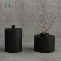 Huile parfumée de recharge C&H, motif peinture chinoise, huile essentielle parfumée pour décoration intérieure, bâtonnets diffuseurs, sans BPA, bouteille en céramique faite à la main