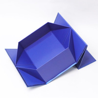 Emballage de boîte magnétique rigide dure en papier de carton recyclable de taille personnalisée boîte cadeau magnétique pliante de luxe avec couvercle magnétique