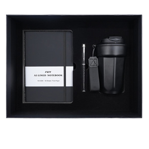 Personalizzato Logo <span class=keywords><strong>uomo</strong></span> d'affari/donna Set regalo rosso nero tazza di caffè penna taccuino per il giorno del papà di natale di ritorno a scuola del nuovo anno - Product Image 1