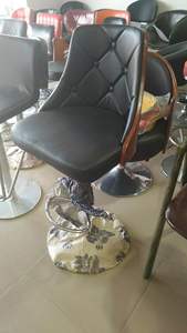 SUCCESSOR Nouveau design réglable en hauteur cadre en bois rotatif restaurant coussins doux chaise tabouret de bar pour les ventes - Product Image 4