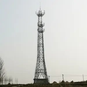 85 Meters 3 Legged Or 4 Legged Communication Angle Steel Tower With High Quality And Low Price Communication Tower