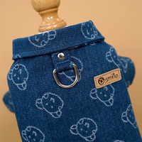 Vêtements d'été pour animaux de compagnie à carreaux classiques gilet de chien en coton mignon et chemise de chat avec harnais à anneau en D laisse accessoires pour animaux de compagnie