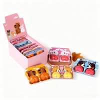 Bonbons Gélifiés 3D en Forme de Fesses Remplis de Confiture Fruitée, Personnalisables OEM, Vente en Gros, Emballage Boîte