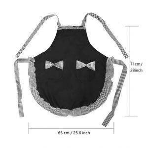 Delantales de Cocina Retro Bonitos y Encantadores para Mujer, Delantales Vintage con Bolsillos para Regalo del Día de San Valentín - Product Image 2