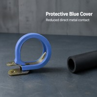Pince de fixation d'équipement ZY Blue avec base métallique intégrée, modèle KG-020, pour matériel industriel