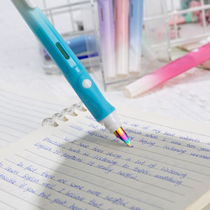 <span class=keywords><strong>Precio</strong></span> de fábrica lindo patrón de dibujos animados pluma estilográfica para estudiantes tinta de escritura suave agarre de goma cómodo plástico al por mayor - Product Image 4