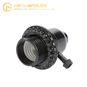 Nhiệt độ cao chống ánh sáng phụ kiện không thấm nước E26 bóng đèn cơ sở Bakelite với núm chuyển đổi Tiffany lampe Đèn sàn - Product Image 5