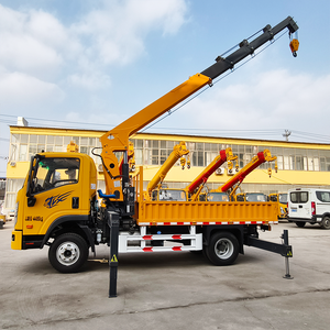 <span class=keywords><strong>Grue</strong></span> hydraulique montée sur <span class=keywords><strong>camion</strong></span> <span class=keywords><strong>de</strong></span> 6 tonnes, équipement <span class=keywords><strong>de</strong></span> <span class=keywords><strong>levage</strong></span> à flèche télescopique pour les travaux <span class=keywords><strong>de</strong></span> logistique et <span class=keywords><strong>de</strong></span> transport - Product Image 1