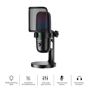 Professional Omnidirectional Desktop Microphone Low Frequency Microphone Condenser Microphone and <strong>Audio</strong> <strong>Interface</strong> - Product Image 1