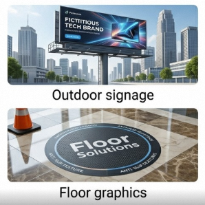 Película compuesta duradera, pancarta enrollable, película de exposición publicitaria imprimible, inyección de tinta para eventos y promociones en interiores, portátil - Product Image 5