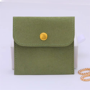 40pcs 8*8cm Microfiber Jewelry Bag <b>NO</b> <b>logo</b> t High Quality Velvet Pouch Bag Jewelry Packaging Pouch Without <b>logo</b> - Product Image 3