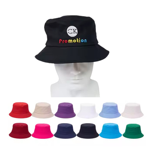 Custom Reversible Bucket Hat with Printed & Embroidered Logo for Promotional Purposes