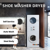 Machine automatique de lavage et de séchage de baskets à monnayeur pour les entreprises