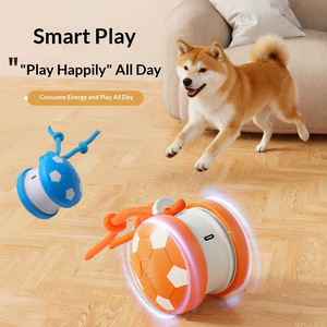 Jouet électronique pour animaux de compagnie, balle rebondissante, balle pour chien, divertissement pour petits chiens, renifleur automatique, auto-entretenant - Product Image 4