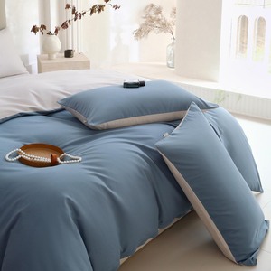 Luxury <strong>Double</strong> Size <strong>Duvet</strong> Cover Set Breathable Ice Cooling Eco-Friendly for All-Season Wedding Bedding - Product Image 2