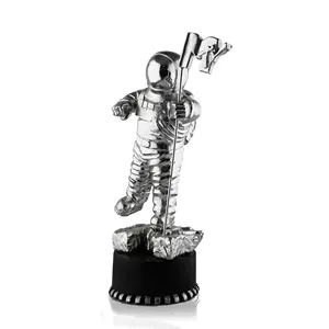 New product spaceman figurine trophy award custom metal craft souvenir gift