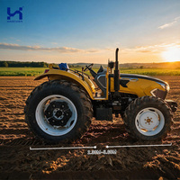 Tracteur agricole 4x4, petit moteur diesel, véhicule utilitaire compact pour verger, jardin, équipement agricole
