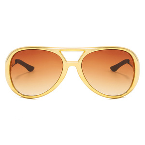 Disco Costume lunettes de soleil or 60S films fête Rock Costume lunettes de soleil Logo <span class=keywords><strong>Rockstar</strong></span> fête lunettes lunettes - Product Image 3