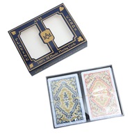 Boîte de rangement rigide portable résistante aux plis, en plastique texturé, pour cartes à jouer, idéale pour les vacances, les voyages, les fêtes et les divertissements