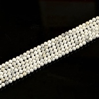 Approvisionnement direct d'usine à la main Bracelet à bricoler soi-même collier accessoires perles Howlite à facettes 4mm/6mm/8mm meilleur cristal Turquoise Nature