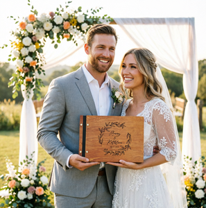 <span class=keywords><strong>Livre</strong></span> d'or de <span class=keywords><strong>mariage</strong></span> <span class=keywords><strong>professionnel</strong></span> en bois personnalisé, album <span class=keywords><strong>photo</strong></span> horizontal gravé, <span class=keywords><strong>livre</strong></span> de signature en bois pour la décoration de fête de <span class=keywords><strong>mariage</strong></span> - Product Image 4