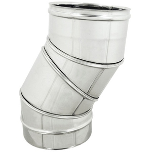 Raccord de conduit réglable à 0/90 degrés pour cheminées de 100 mm - Product Image 1