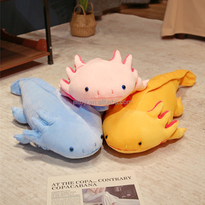 Axolotl-peluche personalizado de animal <span class=keywords><strong>Ambystoma</strong></span> para niños, almohada suave de dinosaurio para dormir - Product Image 3