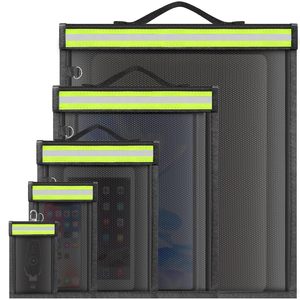 Bolsas Faraday con Asa y Tira Reflectante, Bolsa Anti-Rastreo EMP, Bolsa Ignífuga e Impermeable, Bolsa de Bloqueo de Señales, Jaulas Faraday - Product Image 1