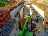 Encofrado de Aluminio Ajustable para Construcción de Muros, Columnas y Vigas con Diseño Contemporáneo - Fácil Instalación, Marca U Good