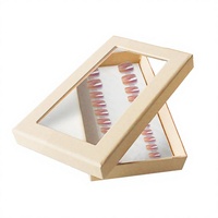 Offre Spéciale – Boîtes en Carton Biodégradables Rectangulaires avec Couvercle pour Emballage d'Ongles Press-on – Personnalisation de la Taille et Gaufrage