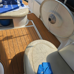 Plateforme de bain et tapis de pont en EVA style teck pour <span class=keywords><strong>Jeanneau</strong></span> <span class=keywords><strong>Leader</strong></span> 805 (2004) – Adhésif Seadek MarineMat Gatorstep - Product Image 3