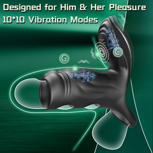 Nouvelle bague en forme de coq pour hommes, bague vibrante pour couple, bague pénienne / bague masculine, produit sexuel pour adultes, jouet intime - Product Image 4