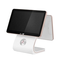 Dispositivos POS Inteligentes para Pagos de Escritorio, Pantalla Táctil, Sistema POS Android con Escáner de Código de Barras