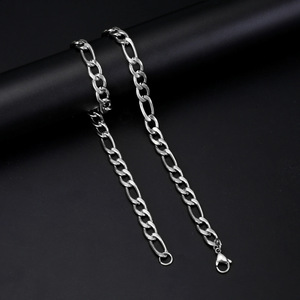 Dây chuyền mắt xích Ferago Link Chain NK, hàng tồn kho nhà máy, 45/50/55/60/65cm, thép không gỉ, đánh bóng cao cấp, phong cách Hip Hop dành cho nam - Product Image 2