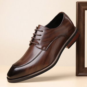 Zapatos Derby de Estilo Británico para Hombre de Alta Calidad, Zapatos de Cuero Formales y Casuales para Negocios, Calzado Cómodo para Oficina y Trabajo - Product Image 1