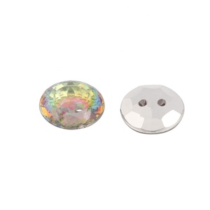 Factory High Quality Acrylic Diamond Garment Decorated Shiny rainbow <strong>Crystal</strong> <strong>Buttons</strong> - Product Image 3