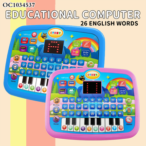 Macchina per l'apprendimento del suono con tastiera in plastica resistente per bambini multilingue per l'educazione precoce - Product Image 2