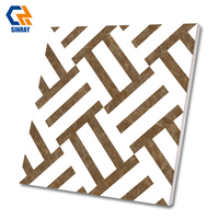 Carreaux d'intérieur en marbre poli imitation pierre, texture antidérapante, antibactérienne, résistante aux acides, épaisseur 10 mm, veinage doré, 80x80 cm