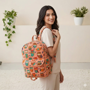 กระเป๋าเป้สะพายหลังพิมพ์ลายหลากสีพร้อมลายสัตว์และสายรัดปรับได้สำหรับผู้หญิงสำหรับการเดินทางแบบสบายๆ กระเป๋าโท้ทสำหรับผู้หญิง - Product Image 2