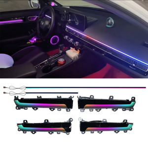 Éclairage d'ambiance LED de précision pour voiture, bande de fibres optiques acryliques Symphony pour Honda Civic/Integra 2022-2025, amélioration de l'intérieur - Product Image 1