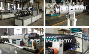 HDPE rỗng tường quanh co máy ống và xoắn ốc loại sóng <span class=keywords><strong>drainge</strong></span> Ống máy móc - Product Image 5