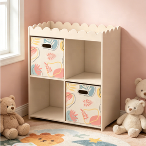 Armoire <span class=keywords><strong>de</strong></span> <span class=keywords><strong>rangement</strong></span> pour enfants, avec tiroirs en tissu, adaptée aux salles <span class=keywords><strong>de</strong></span> <span class=keywords><strong>jeux</strong></span> et aux chambres à coucher - Product Image 6