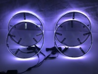 Anneau de roue lumière APP contrôle 15 pouces 17 pouces RVB tournant poursuite synchronisation vitesse musique pièces de voiture roue de voiture pneu lumière
