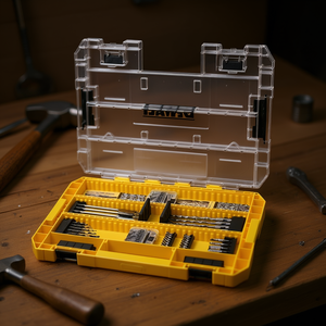 ชุดดอกสว่านแบบคละขนาดสำหรับเจาะและขันสกรู พร้อมกล่องเก็บ - Product Image 3