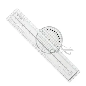 Plotter di navigazione del righello della scala delle miglia nautiche IFR forniture per l'aviazione all'ingrosso righello della mappa dell'etichetta e del design personalizzato