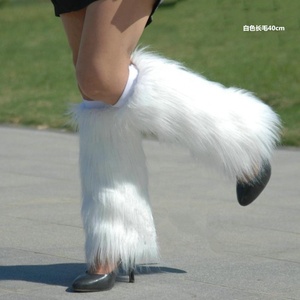 Cuscini morbidi da <span class=keywords><strong>donna</strong></span> in pelliccia pelosi scaldamuscoli pelosi per <span class=keywords><strong>gambe</strong></span> da 40CM - Product Image 1